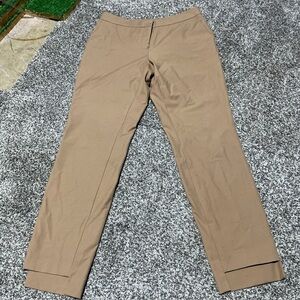 Lafayette 148 Manhattan Tan Slim Ankle Pants Women’s 6 Business Casual